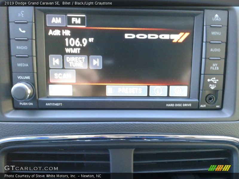 Billet / Black/Light Graystone 2019 Dodge Grand Caravan SE