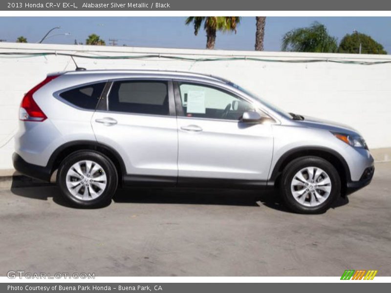 Alabaster Silver Metallic / Black 2013 Honda CR-V EX-L