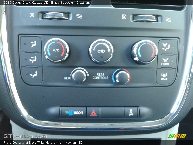 Billet / Black/Light Graystone 2019 Dodge Grand Caravan SE