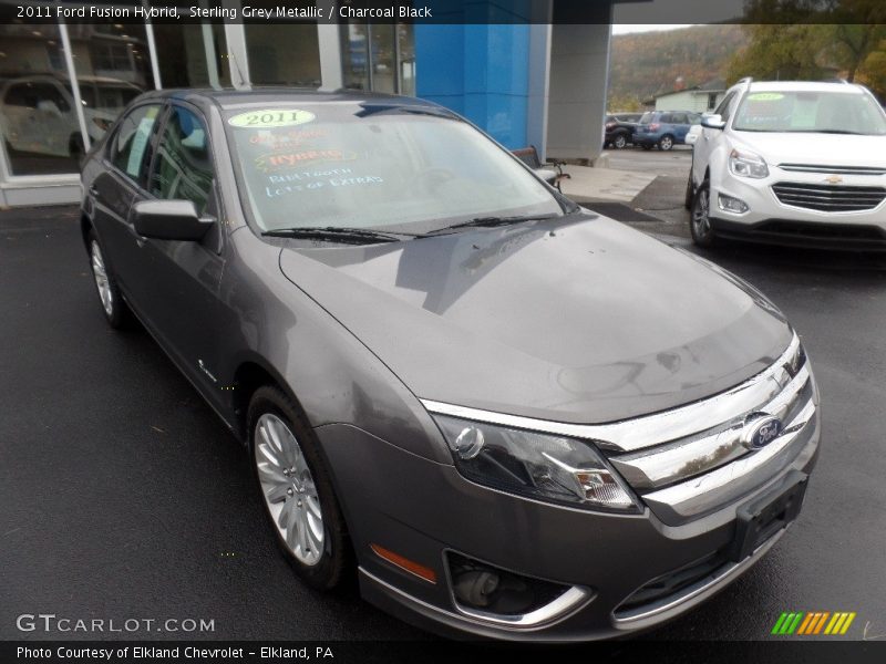 Sterling Grey Metallic / Charcoal Black 2011 Ford Fusion Hybrid