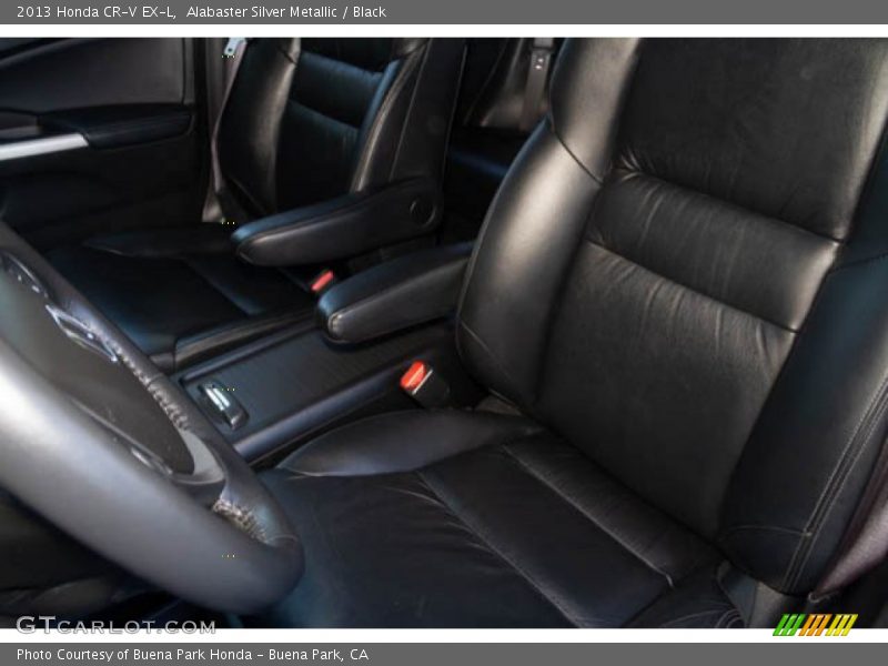 Alabaster Silver Metallic / Black 2013 Honda CR-V EX-L