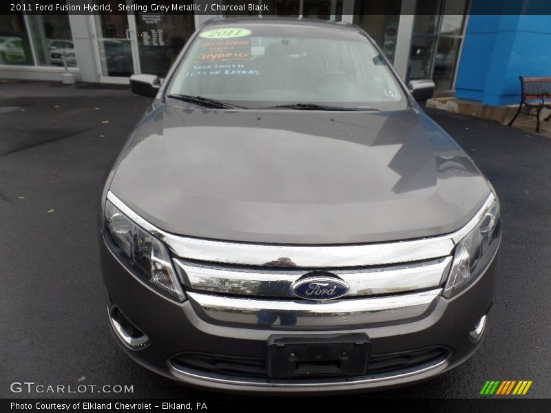 Sterling Grey Metallic / Charcoal Black 2011 Ford Fusion Hybrid