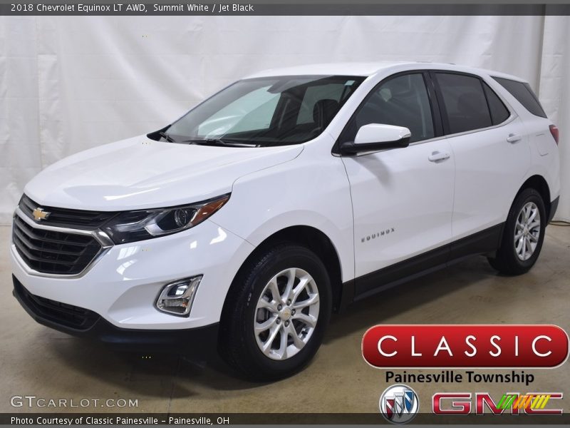 Summit White / Jet Black 2018 Chevrolet Equinox LT AWD