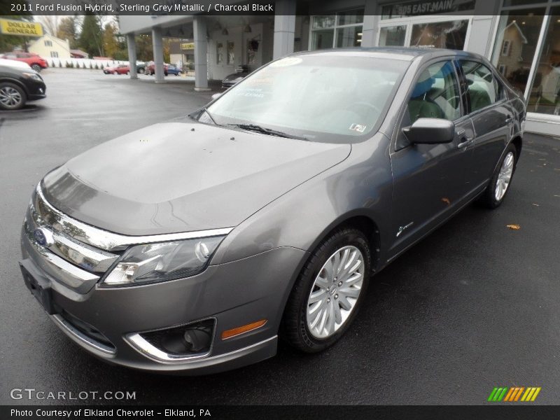 Sterling Grey Metallic / Charcoal Black 2011 Ford Fusion Hybrid