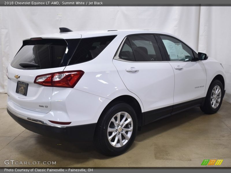 Summit White / Jet Black 2018 Chevrolet Equinox LT AWD