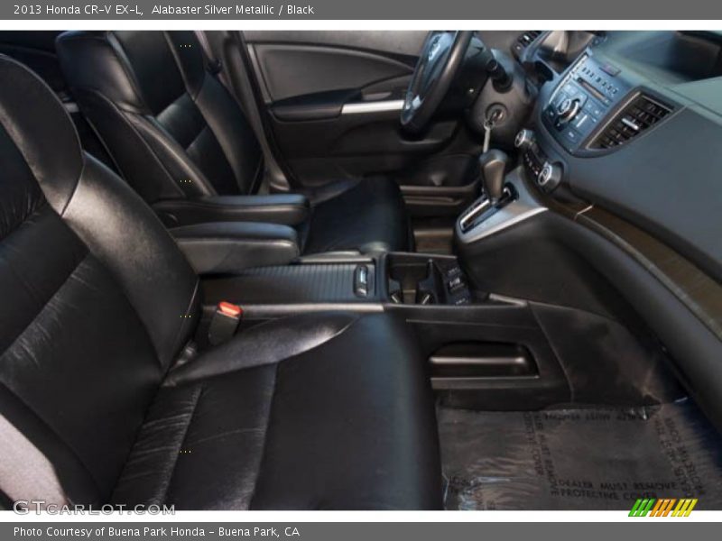 Alabaster Silver Metallic / Black 2013 Honda CR-V EX-L