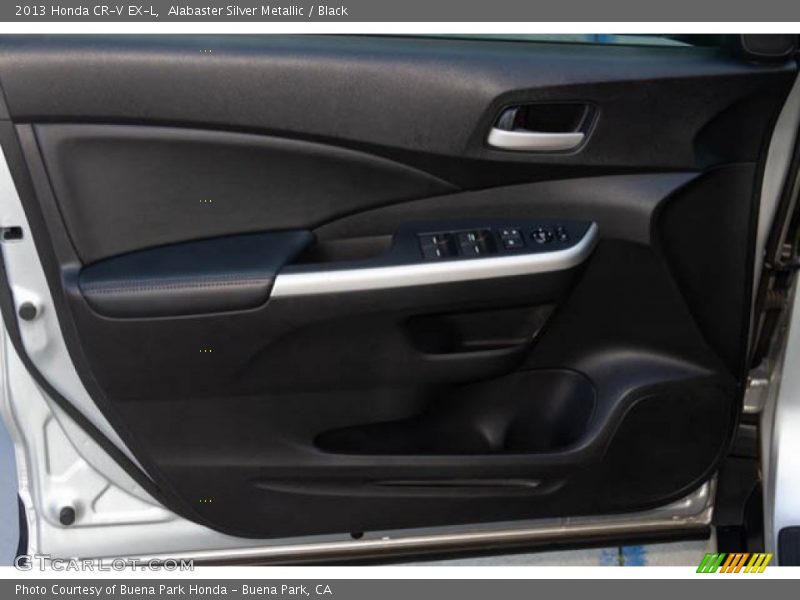 Alabaster Silver Metallic / Black 2013 Honda CR-V EX-L