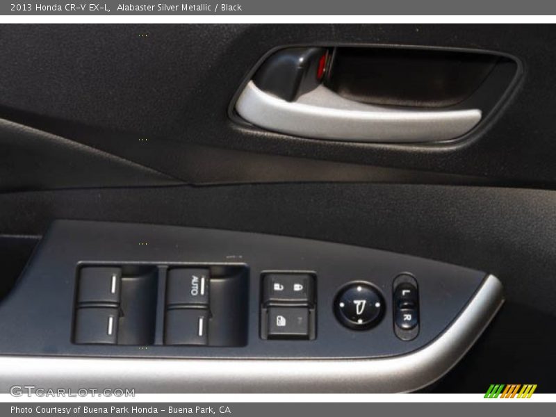 Alabaster Silver Metallic / Black 2013 Honda CR-V EX-L