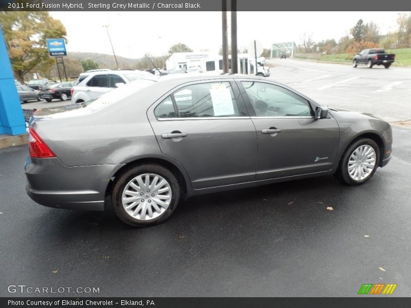 Sterling Grey Metallic / Charcoal Black 2011 Ford Fusion Hybrid