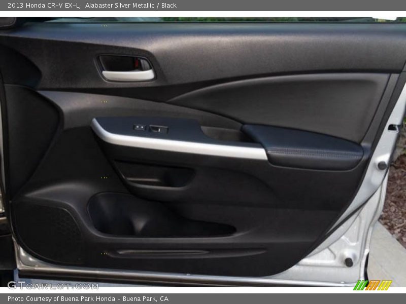 Alabaster Silver Metallic / Black 2013 Honda CR-V EX-L