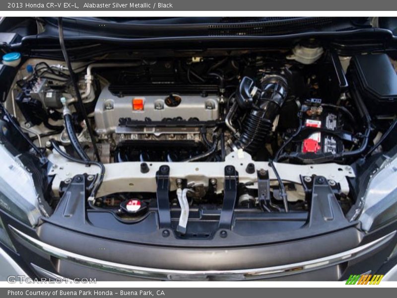 Alabaster Silver Metallic / Black 2013 Honda CR-V EX-L