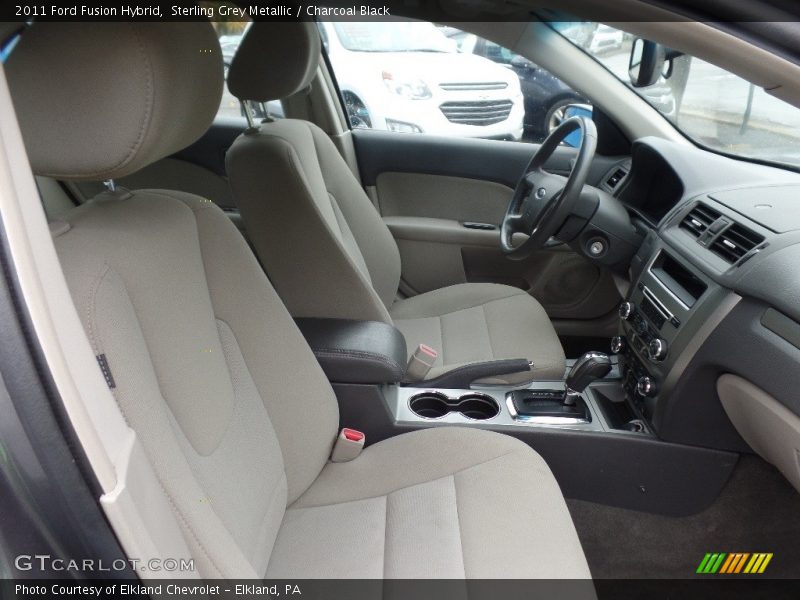 Sterling Grey Metallic / Charcoal Black 2011 Ford Fusion Hybrid