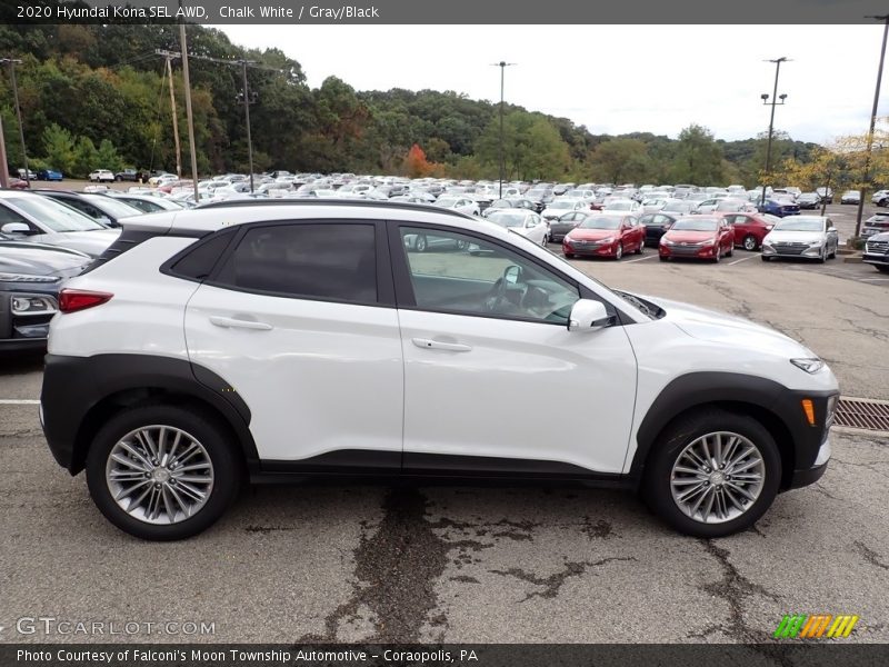  2020 Kona SEL AWD Chalk White