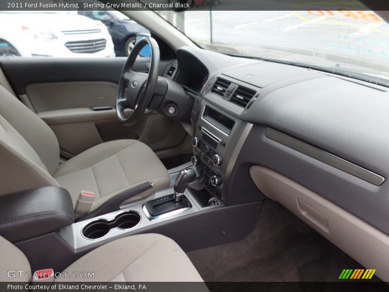 Sterling Grey Metallic / Charcoal Black 2011 Ford Fusion Hybrid