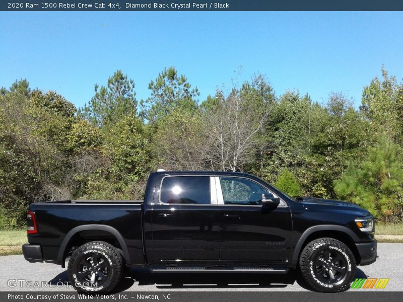  2020 1500 Rebel Crew Cab 4x4 Diamond Black Crystal Pearl