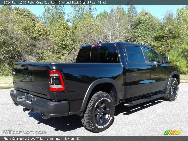 Diamond Black Crystal Pearl / Black 2020 Ram 1500 Rebel Crew Cab 4x4