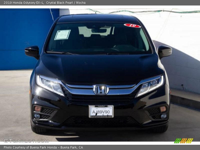 Crystal Black Pearl / Mocha 2019 Honda Odyssey EX-L
