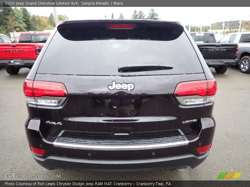 Sangria Metallic / Black 2020 Jeep Grand Cherokee Limited 4x4