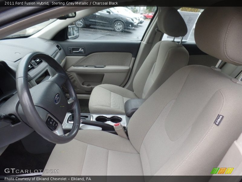 Sterling Grey Metallic / Charcoal Black 2011 Ford Fusion Hybrid