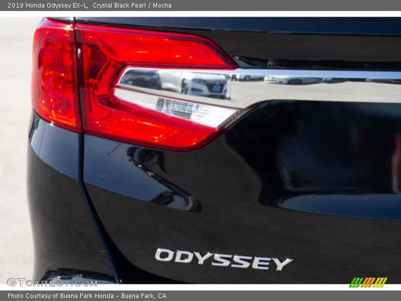 Crystal Black Pearl / Mocha 2019 Honda Odyssey EX-L