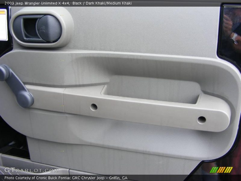 Black / Dark Khaki/Medium Khaki 2009 Jeep Wrangler Unlimited X 4x4