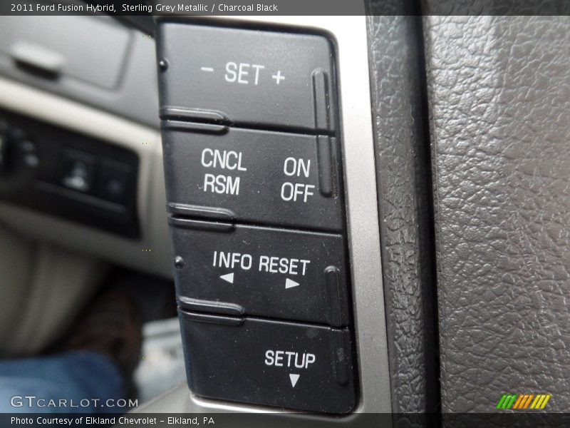 Sterling Grey Metallic / Charcoal Black 2011 Ford Fusion Hybrid