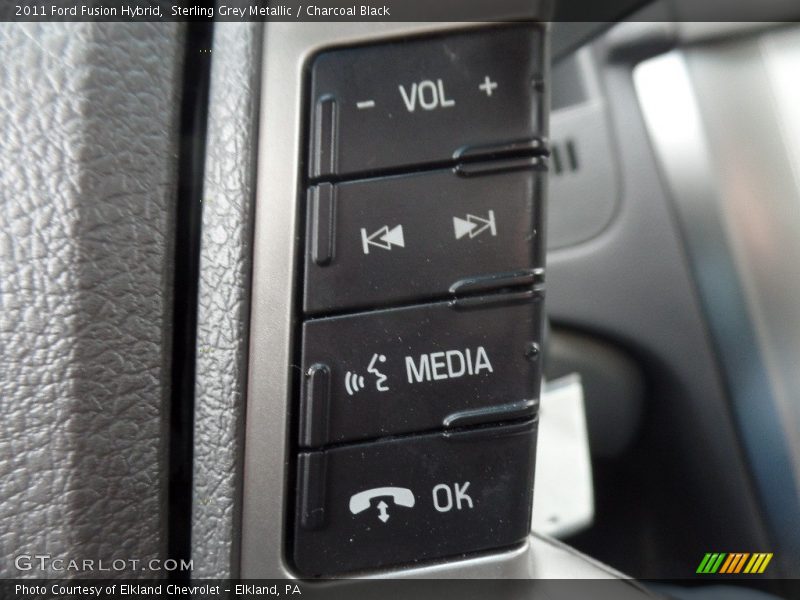 Sterling Grey Metallic / Charcoal Black 2011 Ford Fusion Hybrid