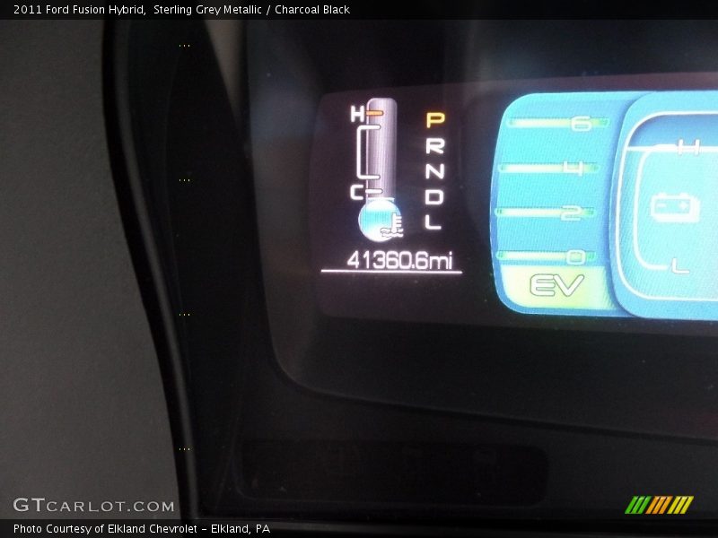 Sterling Grey Metallic / Charcoal Black 2011 Ford Fusion Hybrid