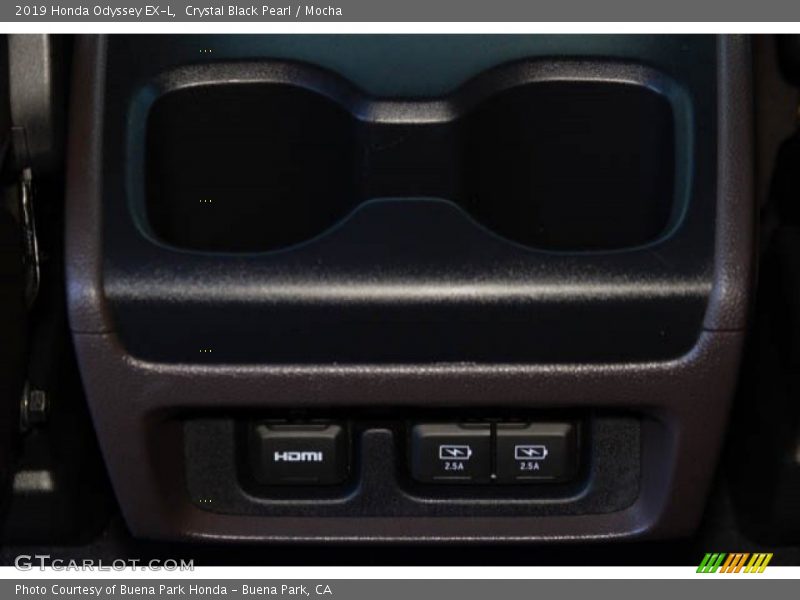 Crystal Black Pearl / Mocha 2019 Honda Odyssey EX-L