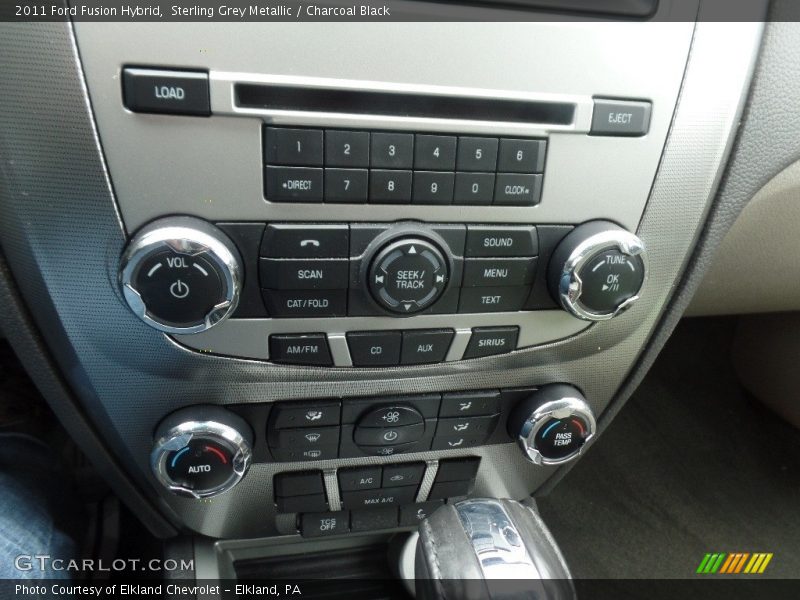 Sterling Grey Metallic / Charcoal Black 2011 Ford Fusion Hybrid