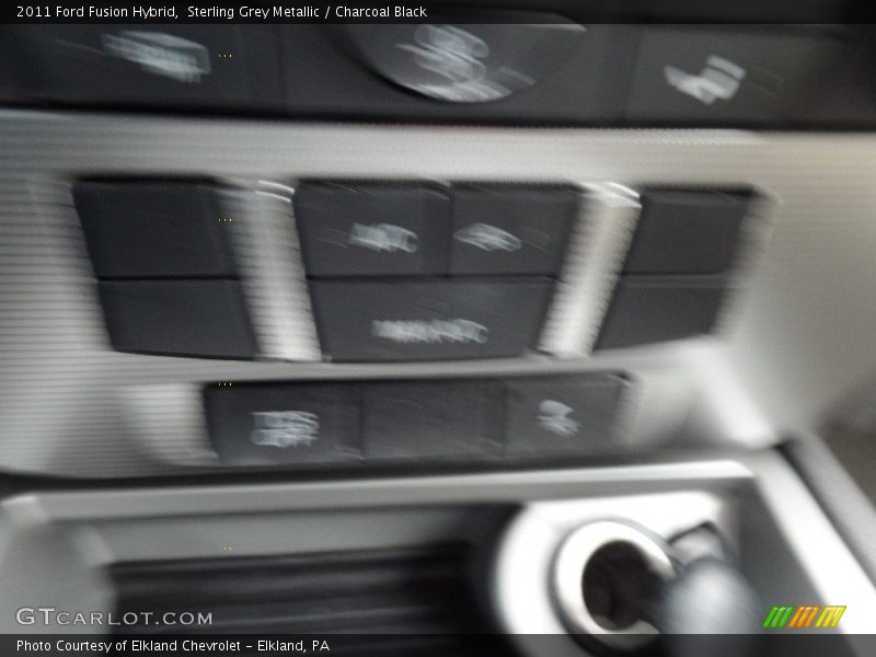 Sterling Grey Metallic / Charcoal Black 2011 Ford Fusion Hybrid