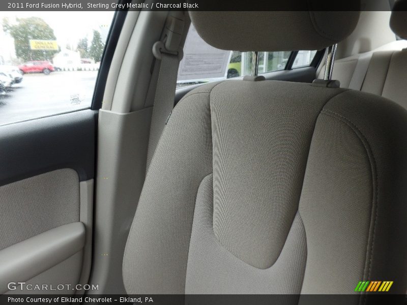 Sterling Grey Metallic / Charcoal Black 2011 Ford Fusion Hybrid