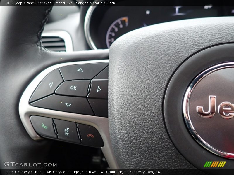 Sangria Metallic / Black 2020 Jeep Grand Cherokee Limited 4x4