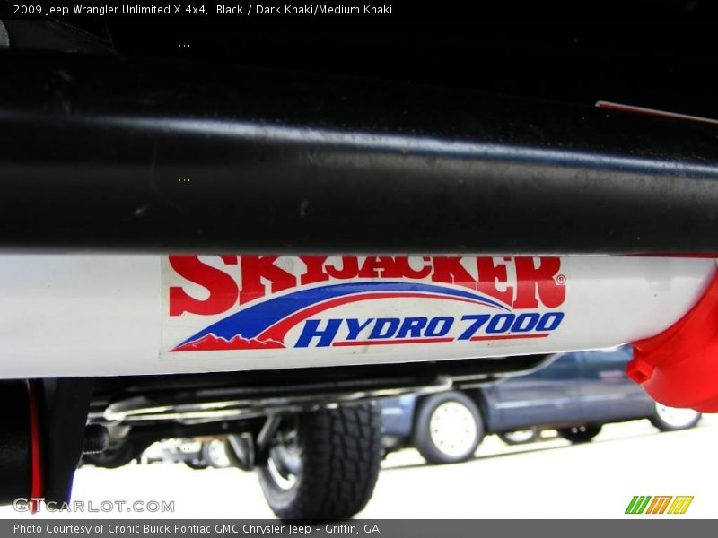Black / Dark Khaki/Medium Khaki 2009 Jeep Wrangler Unlimited X 4x4