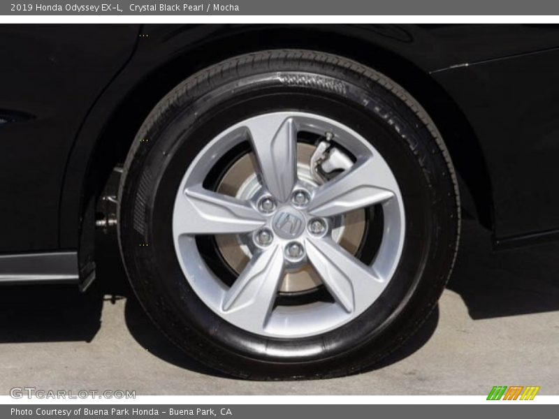 Crystal Black Pearl / Mocha 2019 Honda Odyssey EX-L