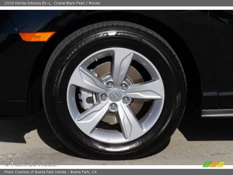 Crystal Black Pearl / Mocha 2019 Honda Odyssey EX-L