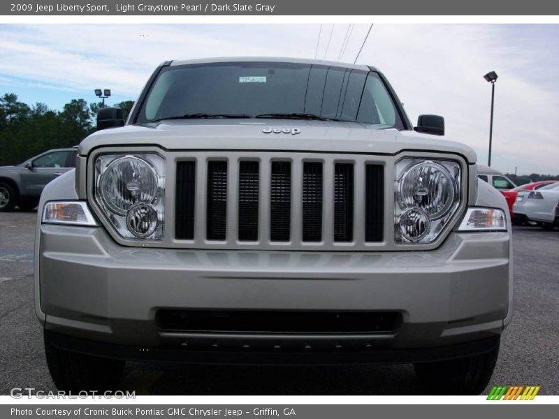 Light Graystone Pearl / Dark Slate Gray 2009 Jeep Liberty Sport
