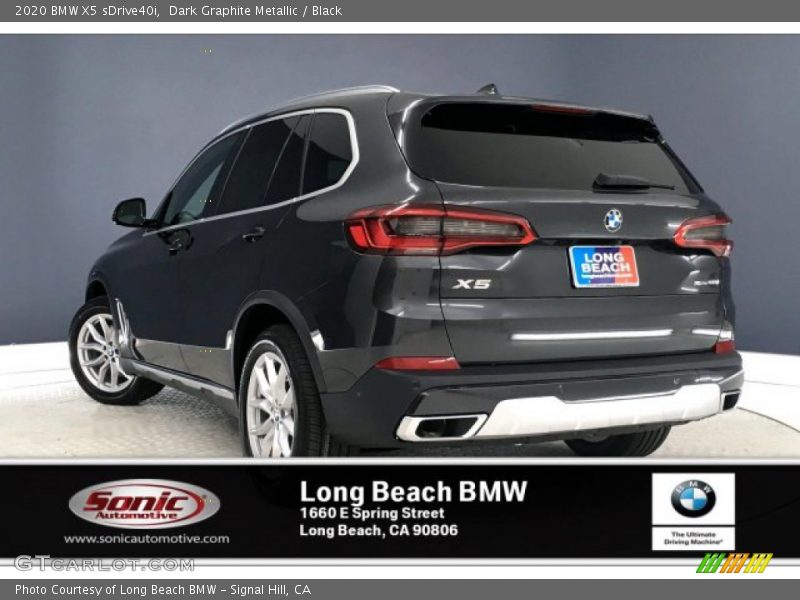Dark Graphite Metallic / Black 2020 BMW X5 sDrive40i