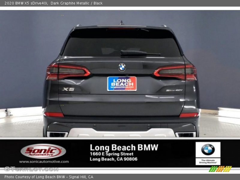 Dark Graphite Metallic / Black 2020 BMW X5 sDrive40i