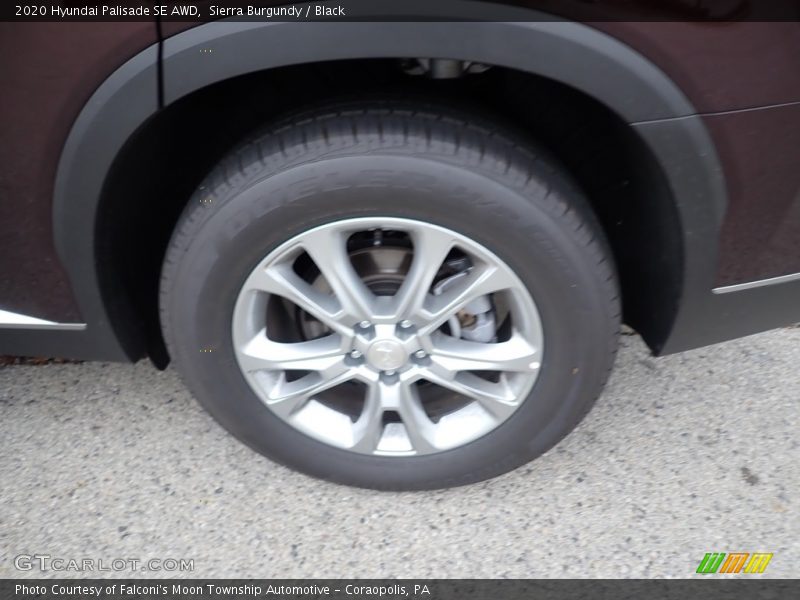 Sierra Burgundy / Black 2020 Hyundai Palisade SE AWD