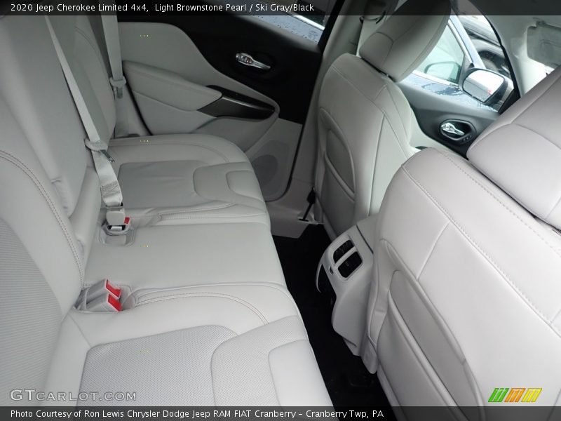 Light Brownstone Pearl / Ski Gray/Black 2020 Jeep Cherokee Limited 4x4
