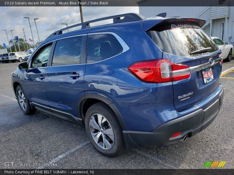 Abyss Blue Pearl / Slate Black 2019 Subaru Ascent Premium