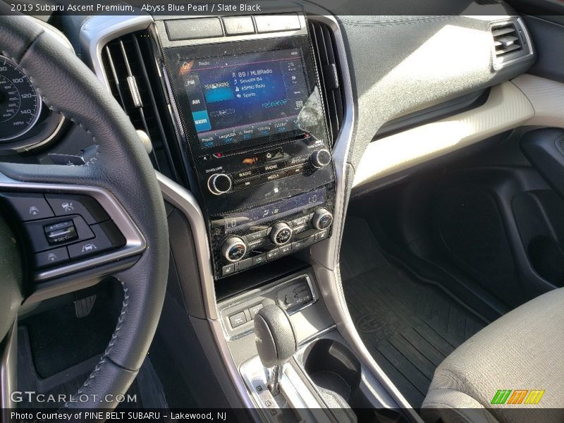 Abyss Blue Pearl / Slate Black 2019 Subaru Ascent Premium