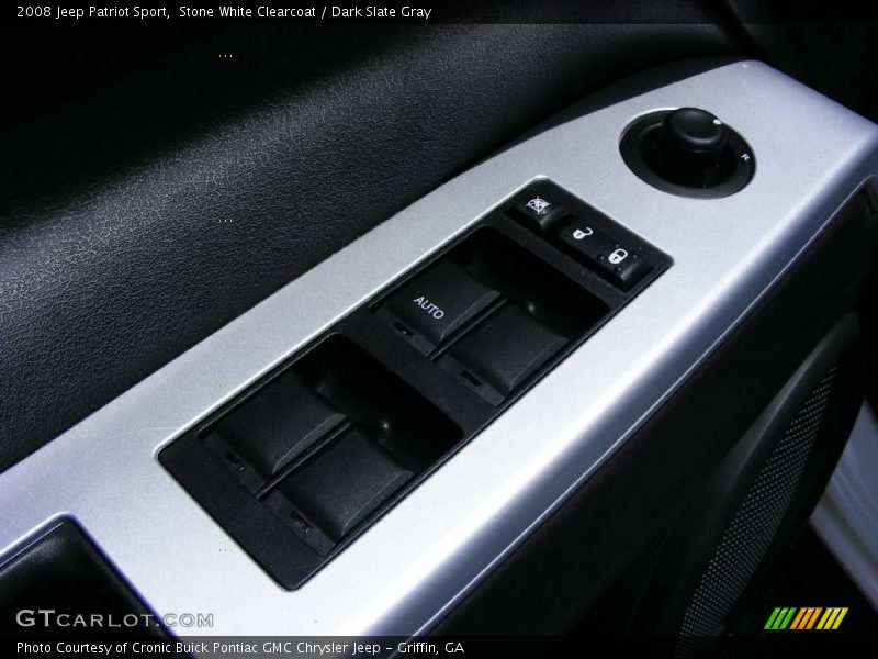 Stone White Clearcoat / Dark Slate Gray 2008 Jeep Patriot Sport