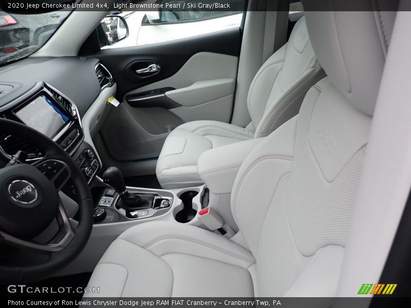 Light Brownstone Pearl / Ski Gray/Black 2020 Jeep Cherokee Limited 4x4
