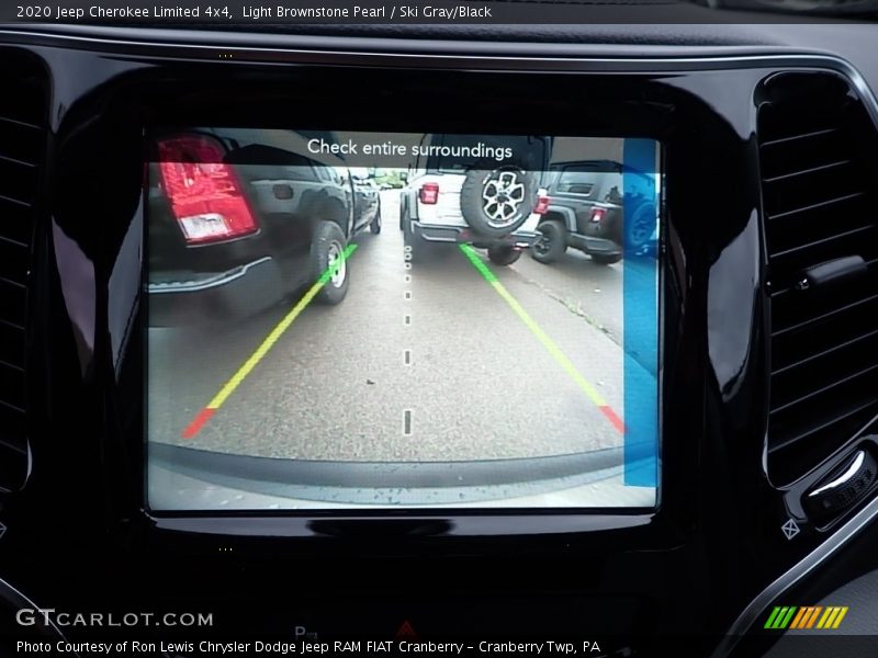 Light Brownstone Pearl / Ski Gray/Black 2020 Jeep Cherokee Limited 4x4