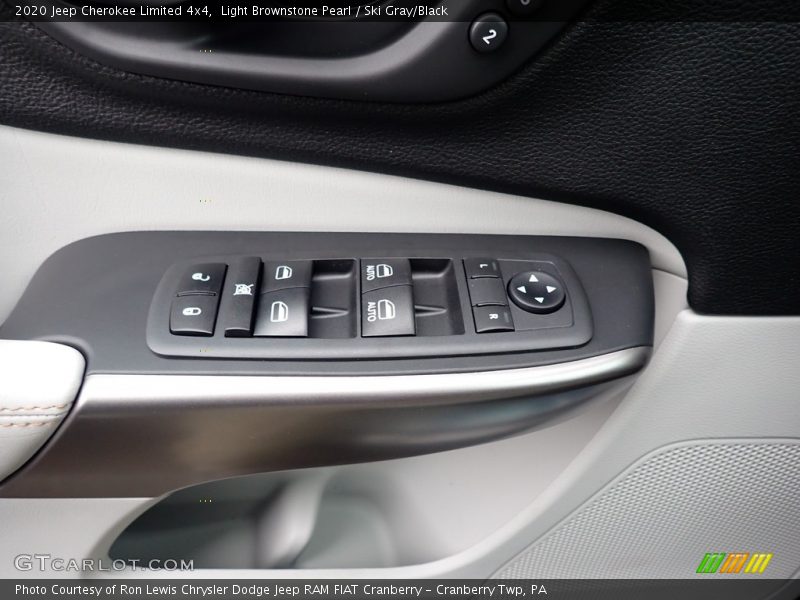 Light Brownstone Pearl / Ski Gray/Black 2020 Jeep Cherokee Limited 4x4