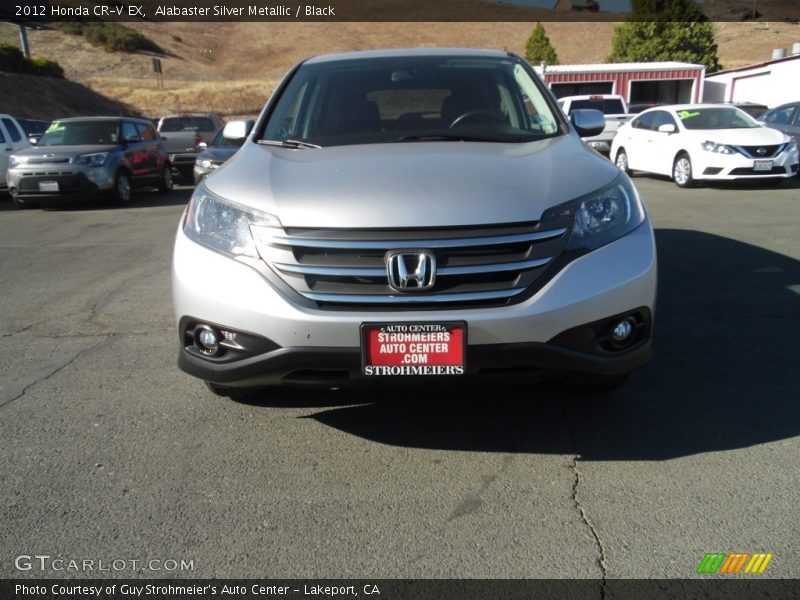 Alabaster Silver Metallic / Black 2012 Honda CR-V EX