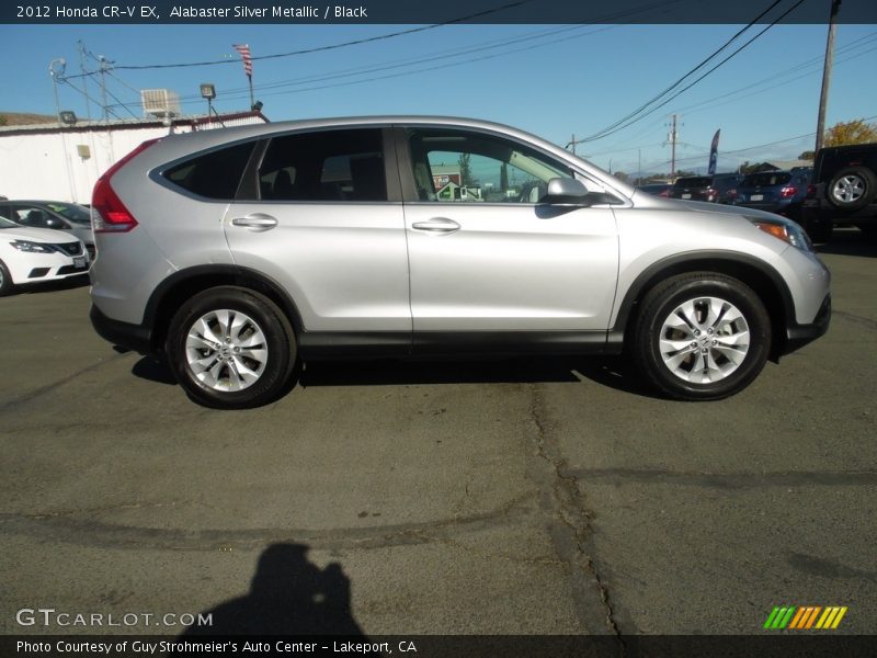 Alabaster Silver Metallic / Black 2012 Honda CR-V EX