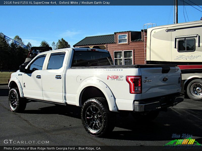 Oxford White / Medium Earth Gray 2016 Ford F150 XL SuperCrew 4x4